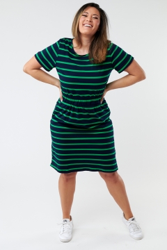 Wide Waistband Knee Dress